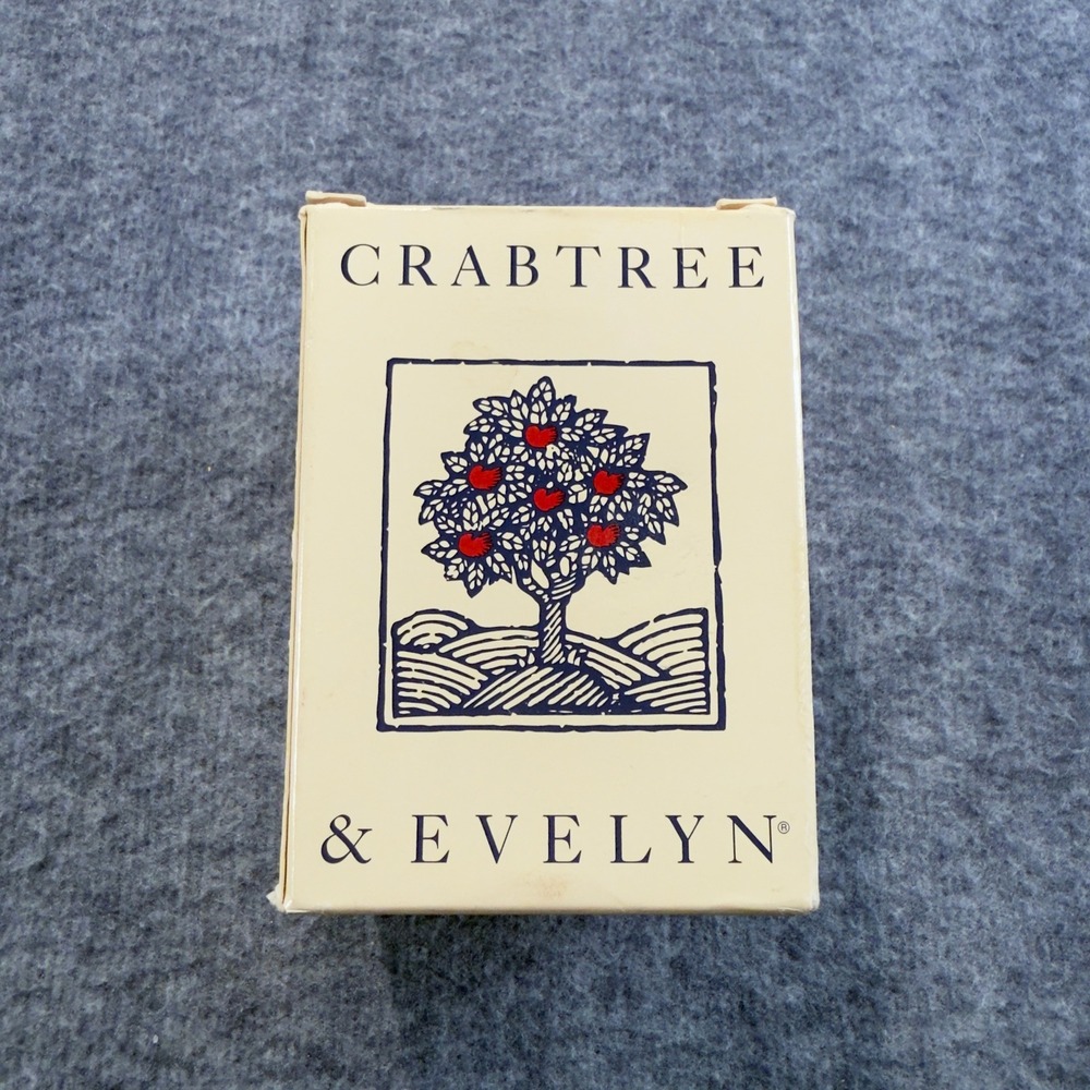 Crabtree & Evelyn Seacliffs Blue Pillar Candle 3x4 Vintage 1994 Fragranced 21453